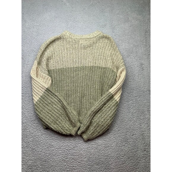 BKE Buckle multi colored oversized boxy Sweater balloon sleeve Sz small - Picture 4 of 4